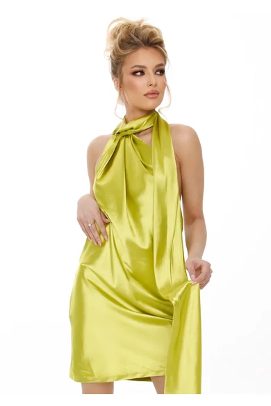 CYGNE mini ruha lime
