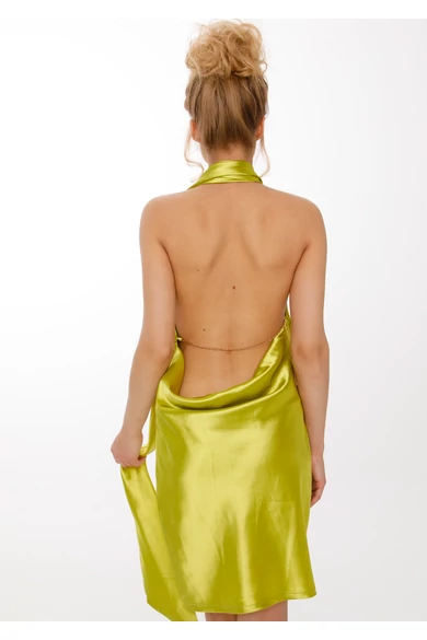 CYGNE mini ruha lime