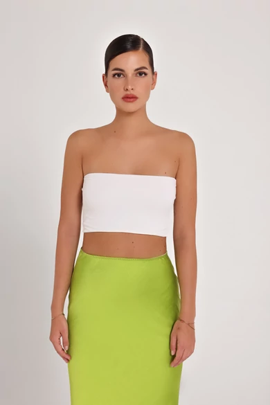 SUSAN midi szoknya lime