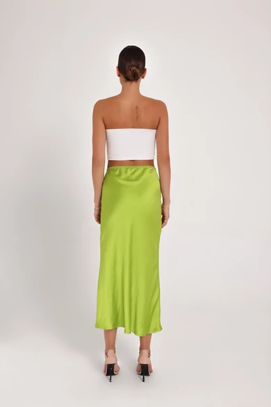 SUSAN midi szoknya lime