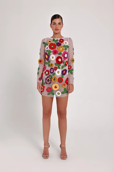 FLOR  handmade mini ruha