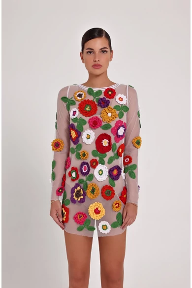FLOR  handmade mini ruha