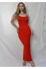 BARBIE maxi ruha piros